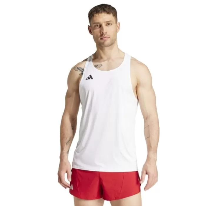 adidas Adizero E Singlet Blanco Best