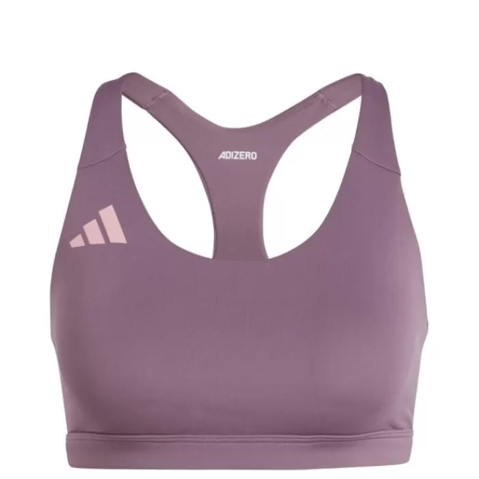 adidas Adizero Medium-Support Bra Morado Shop