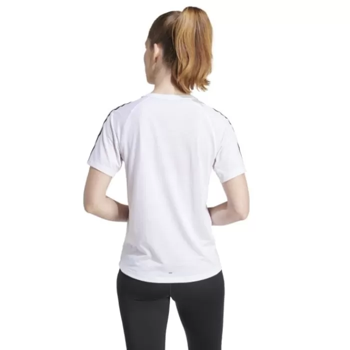 adidas Own The Run E 3-Stripes T-shirt Blanco Discount