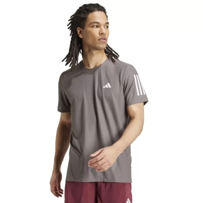 adidas Own The Run T-Shirt Gris Online