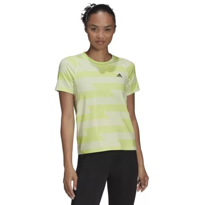 adidas Rn Fast Aop T-Shirt Verde Cheap