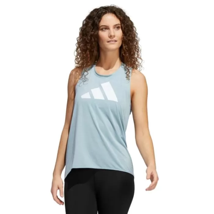 adidas 3-Stripes Logo Tank Top Verde Cheap