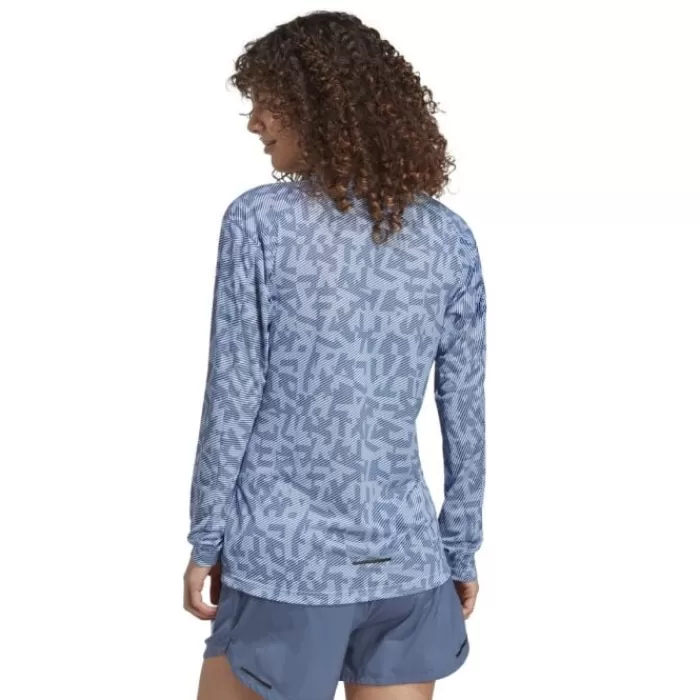 adidas Trail Long Sleeve Gfx Azul Flash Sale