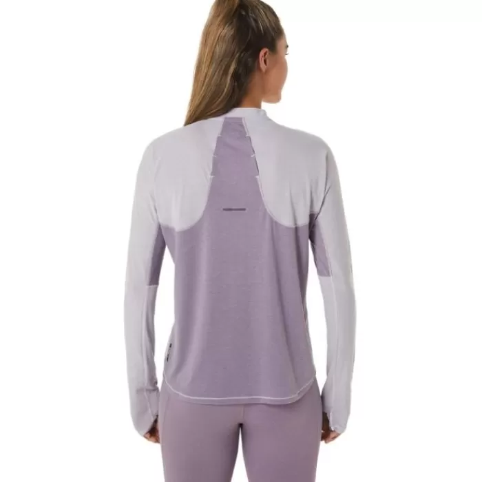 Asics Metarun Half-Zip LS Top Morado Store