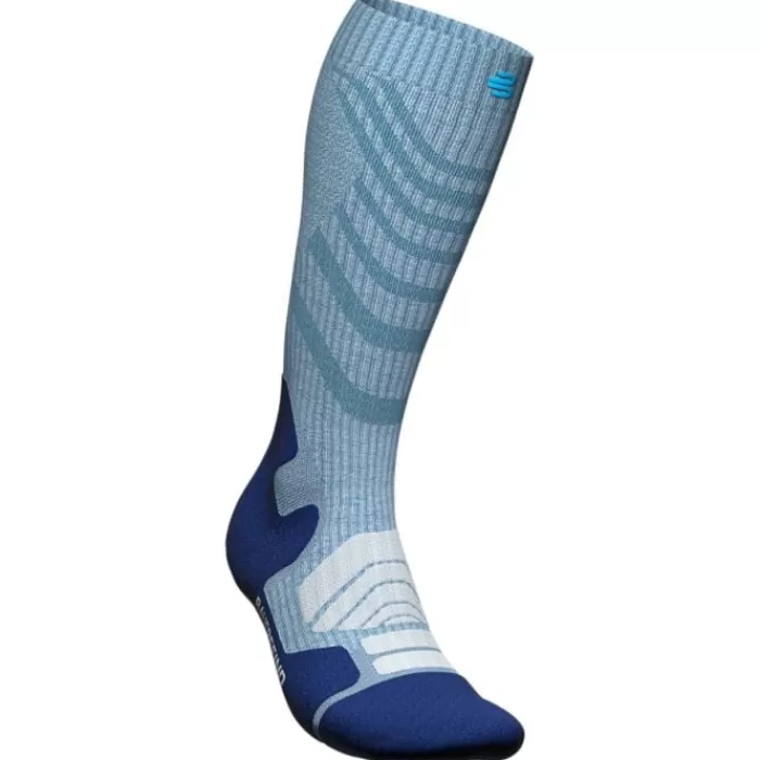 Bauerfeind Outdoor Merino Compression Socks High Cut Azul Flash Sale