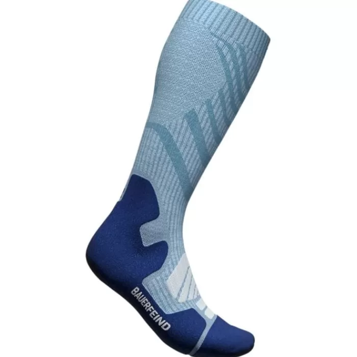 Bauerfeind Outdoor Merino Compression Socks High Cut Azul Flash Sale