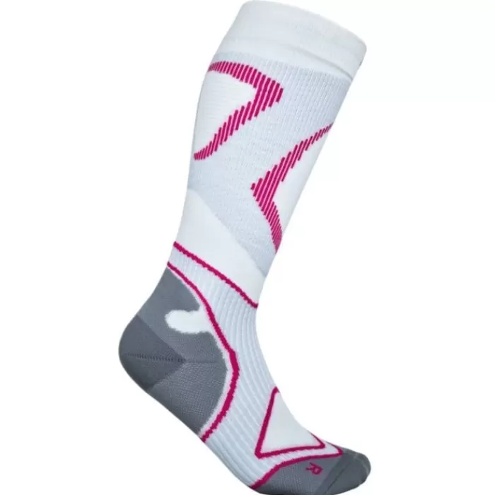 Bauerfeind Run Performance Compression Socks High Cut Blanco Outlet