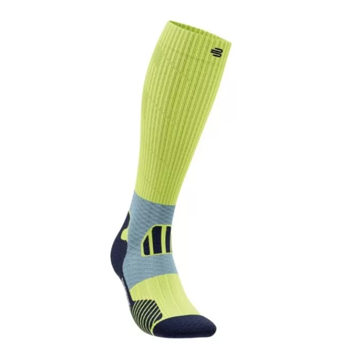 Bauerfeind Trail Run Compression Socks High Cut Verde Hot