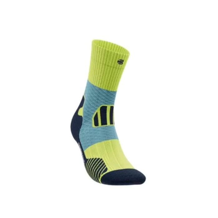 Bauerfeind Trail Run Compression Socks Mid Cut Azul Cheap