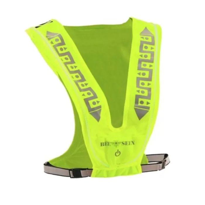 Bee-Safe Led Vest USB Amarillo New