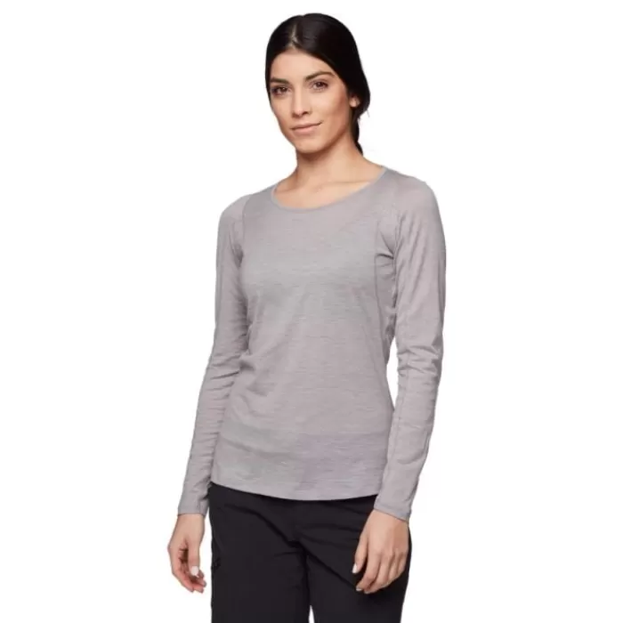 Black Diamond Long Sleeve Rhythm Tee Gris Clearance