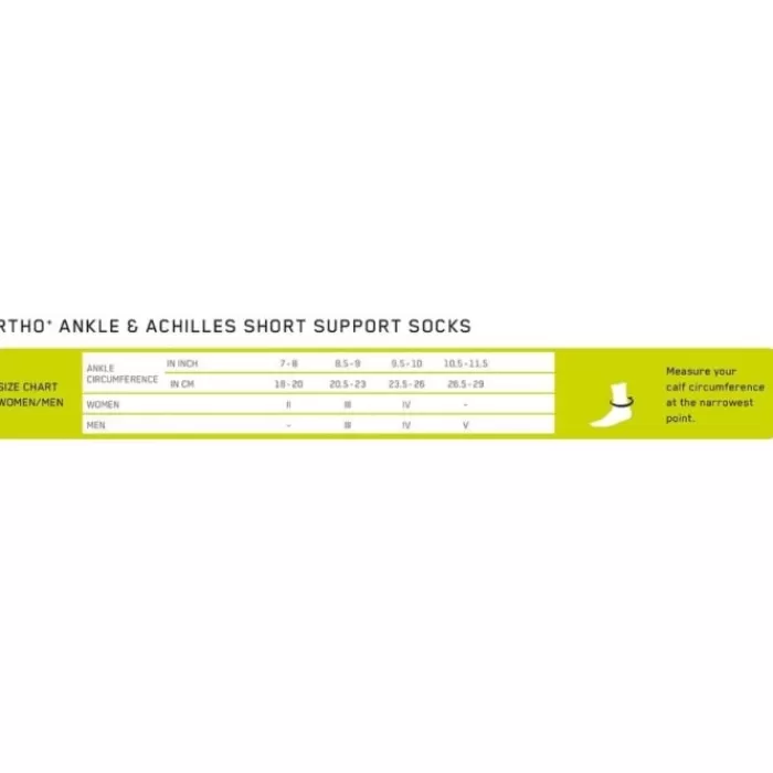 CEP Ortho Compression Achilles Support Short Socks Hot