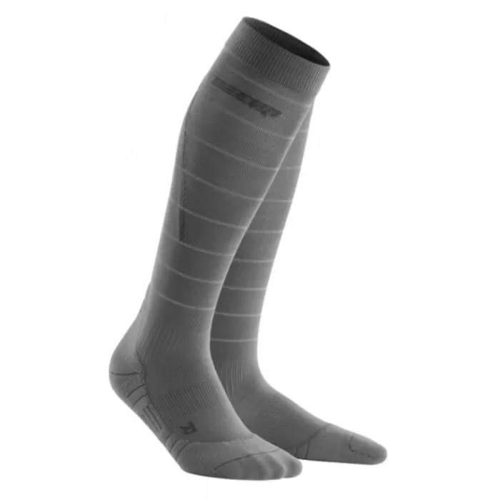 CEP Reflective Compression Socks Gris Flash Sale