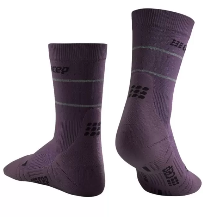 CEP Reflective Mid-Cut Socks Morado New