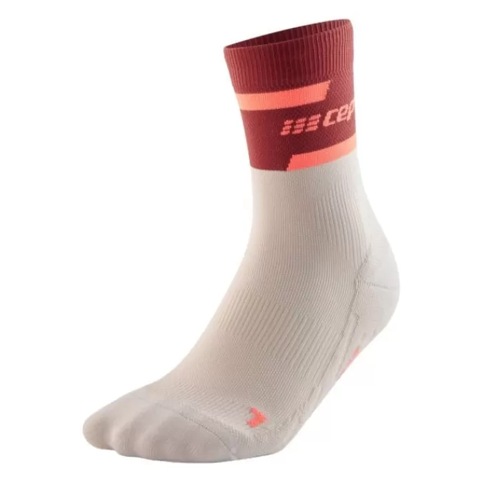 CEP The Run Socks Mid Cut V4 Rojo Outlet