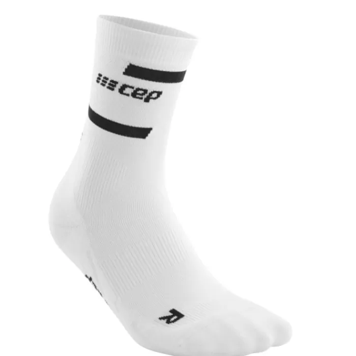 CEP The Run Socks Mid Cut V4 Blanco Best