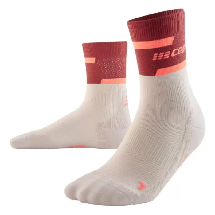 CEP The Run Socks Mid Cut V4 Rojo Outlet