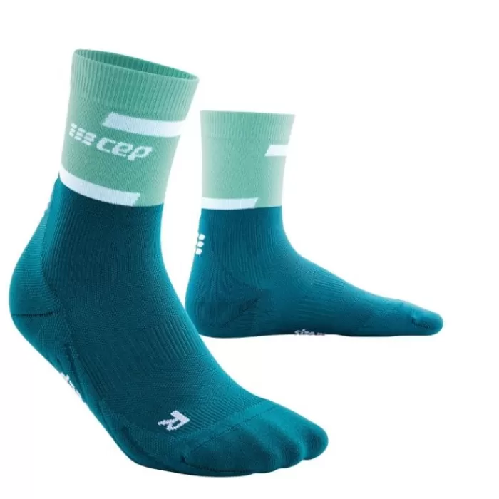 CEP The Run Socks Mid Cut V4 Azul Outlet