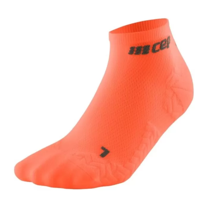 CEP Ultralight Compression Low Cut Socks Naranja Cheap