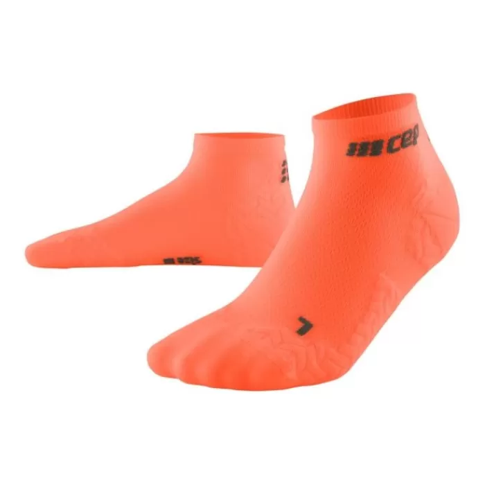 CEP Ultralight Compression Low Cut Socks Naranja Cheap