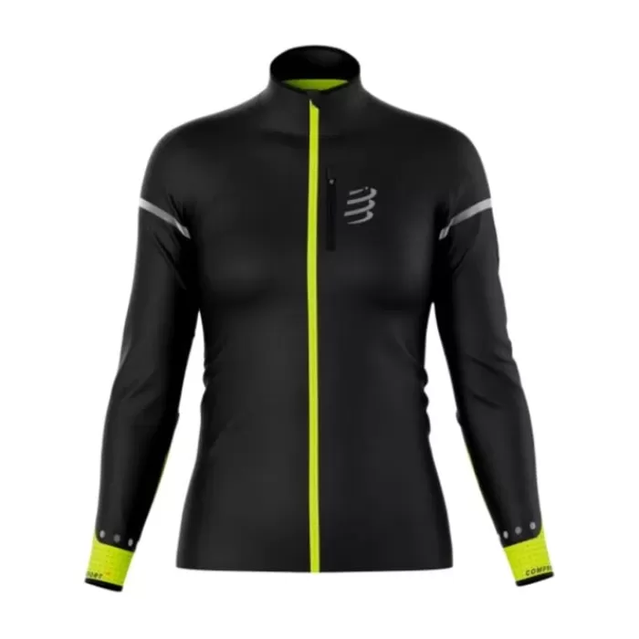 Compressport Hurricane Windproof Jacket Flash Negro Discount