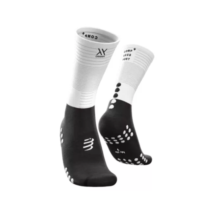 Compressport Mid Compression Socks Blanco Discount