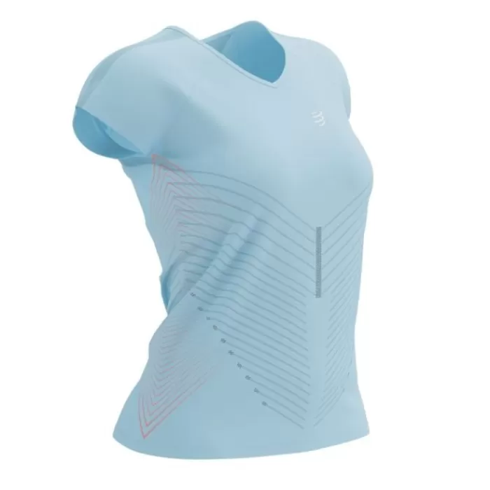 Compressport Performance SS T-shirt Azul Flash Sale