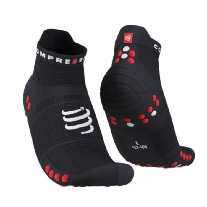 Compressport Pro Racing Socks v4.0 Ultralight Run Low Negro Flash Sale