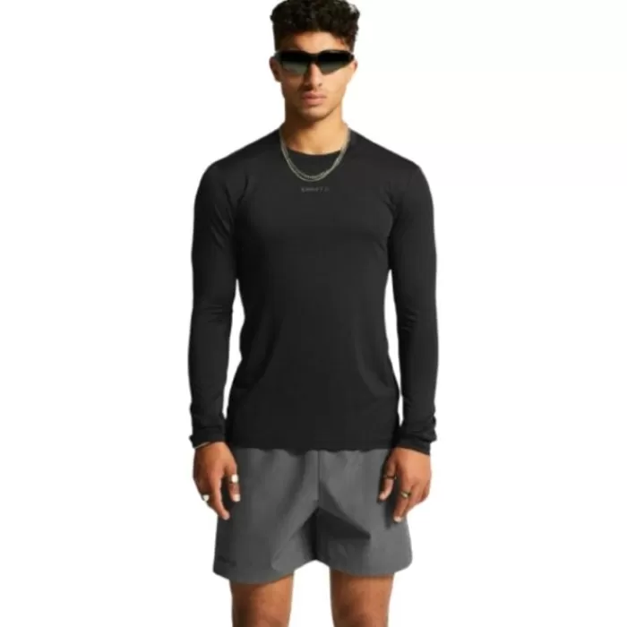 Craft Adv Essence LS Tee Negro Hot