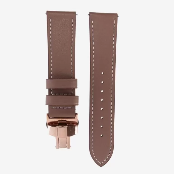 Elevate Watch Band for Forerunner 22mm (Leather) Marrón Sale