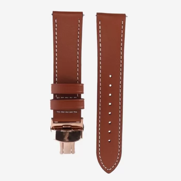 Elevate Watch Band for Forerunner 22mm (Leather) Marrón Store