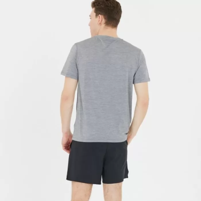 Endurance Abdon Melange Short Sleeve Tee Gris Cheap