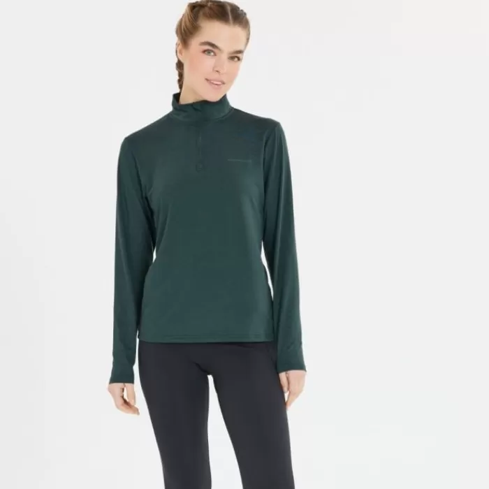 Endurance Aileen Midlayer Verde Flash Sale