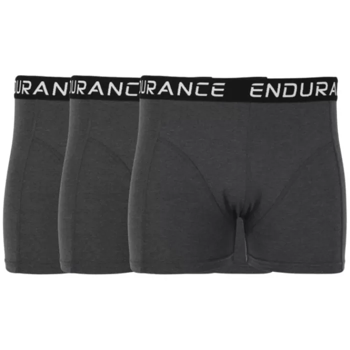 Endurance Burke Boxer - 3 Pack Gris Outlet