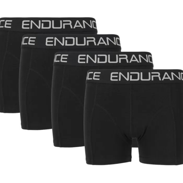 Endurance Burke Boxer Shorts 4-Pack Negro Online