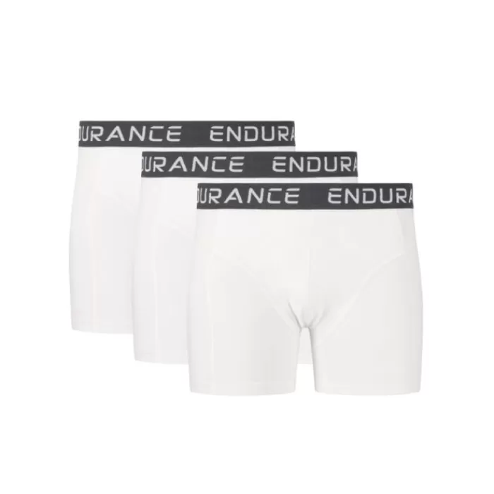 Endurance Burke Boxershorts - 3 Pack Blanco Shop