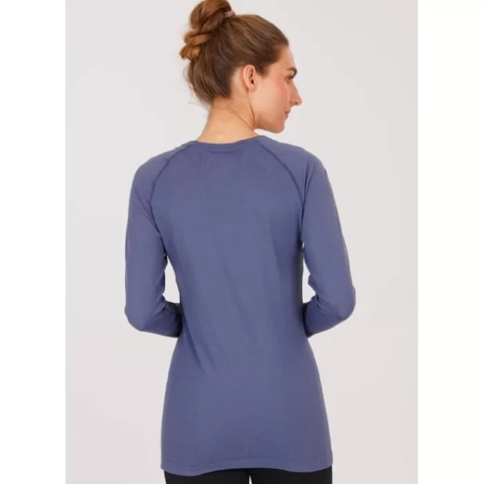 Endurance Halen Seamless Long Sleeves Tee Azul Best Sale