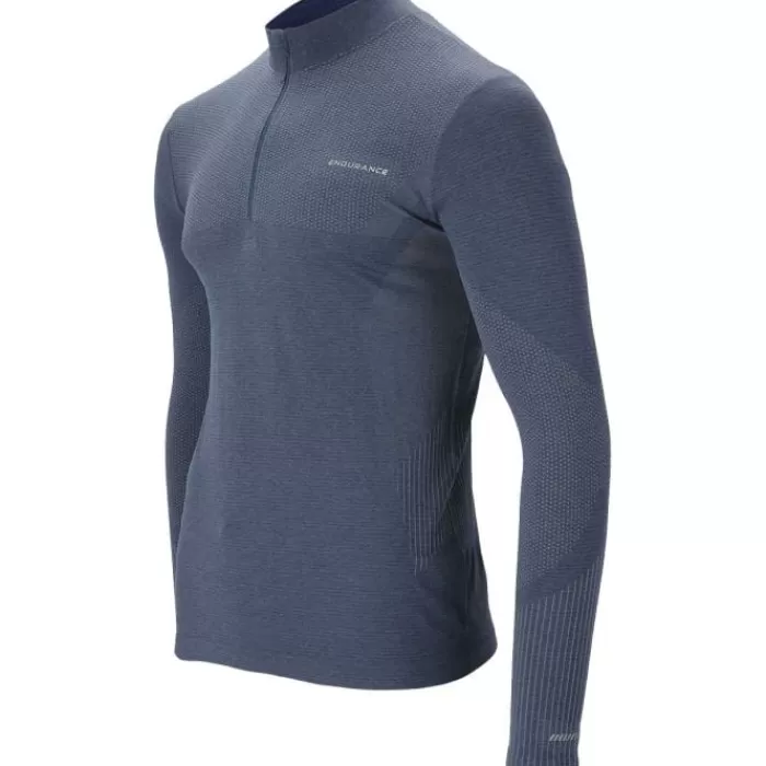 Endurance Jaro Seamless Midlayer Azul Clearance