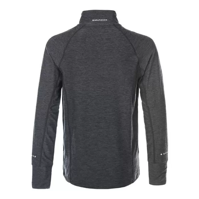 Endurance Melange Performance Midlayer Negro Sale