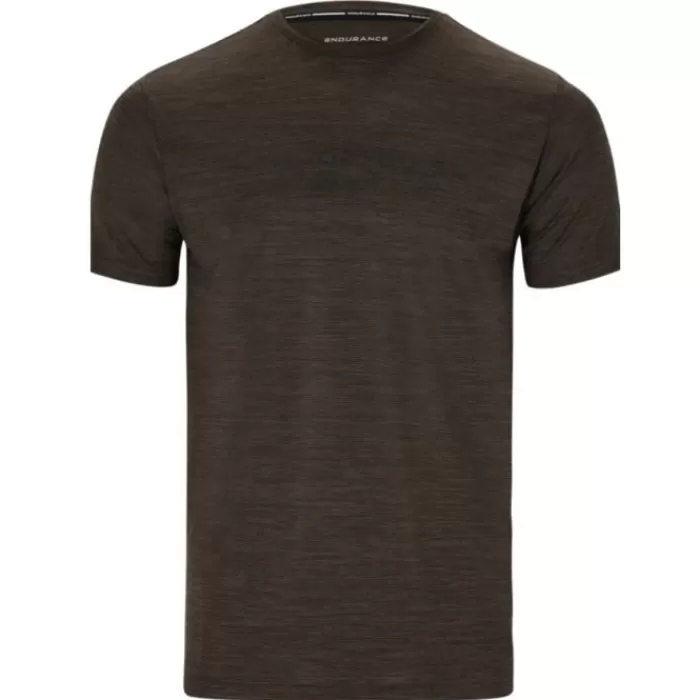 Endurance Portofino S/S performance Tee Marrón Discount