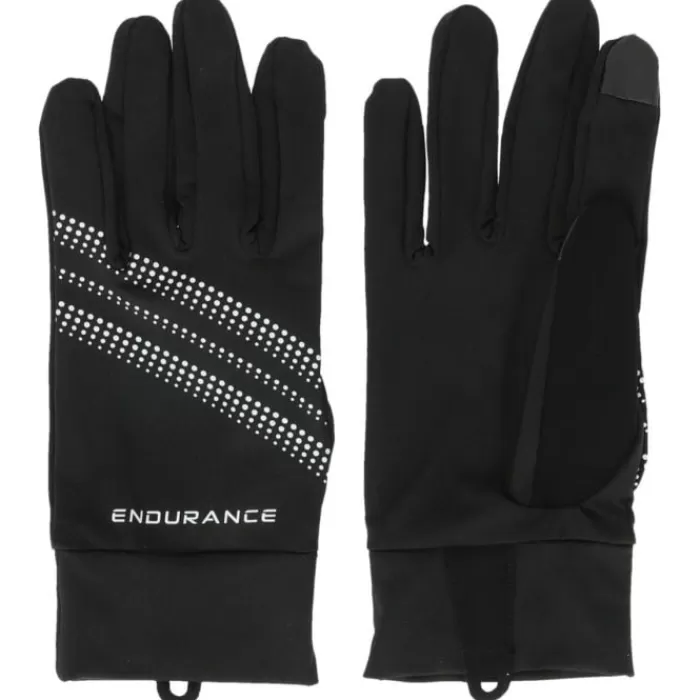 Endurance Sherman Run Gloves Negro Fashion