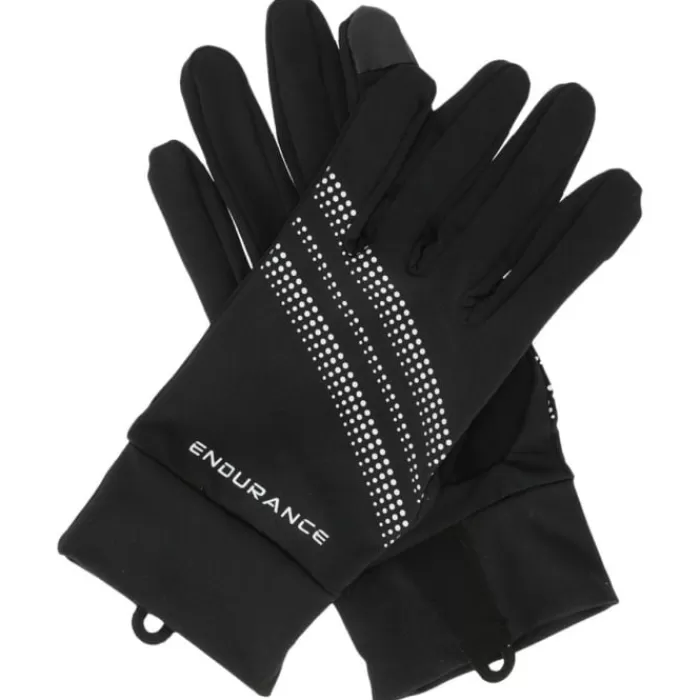 Endurance Sherman Run Gloves Negro Fashion