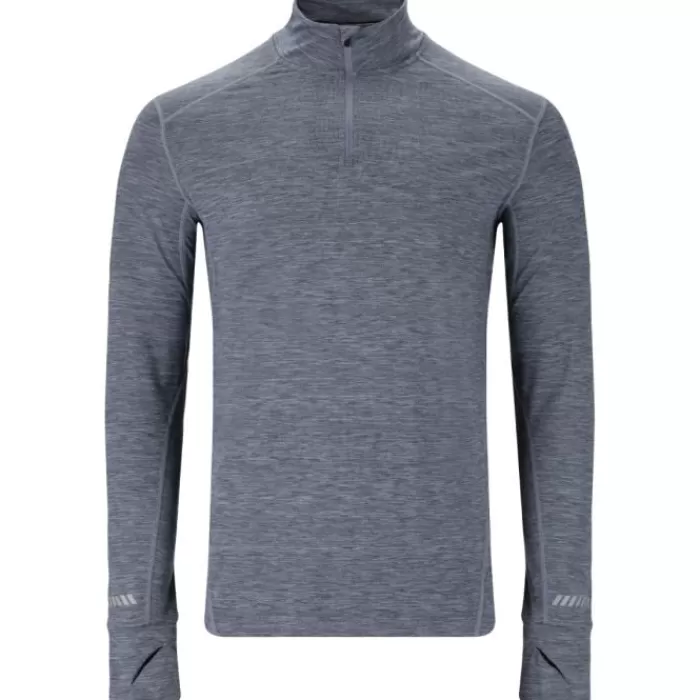 Endurance Tune Melange Midlayer Azul Shop