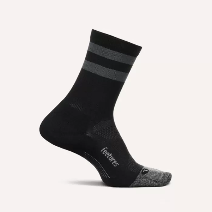 Feetures Elite Light Cushion Mini Crew Negro Outlet