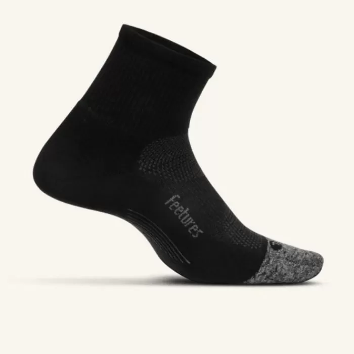 Feetures Elite Light Cushion Quarter Negro Hot