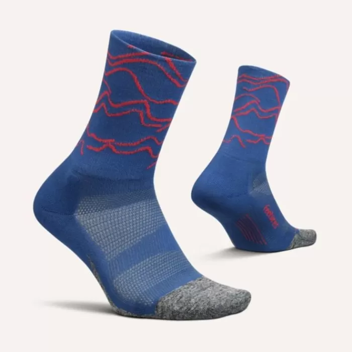 Feetures Elite Ultra Light Mini Crew Azul Outlet