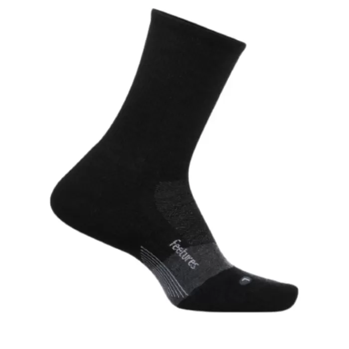 Feetures Merino 10 Ultra Light Mini Crew Negro Discount