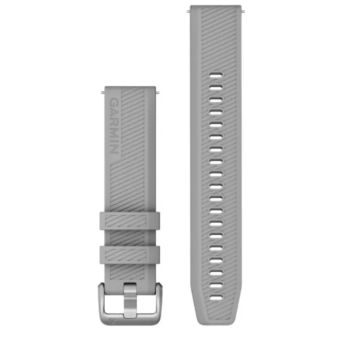 Garmin Quick Release 20 mm Strap (Silicone) Gris Flash Sale