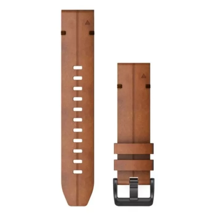 Garmin QuickFit® 22 Strap (Leather) Flash Sale