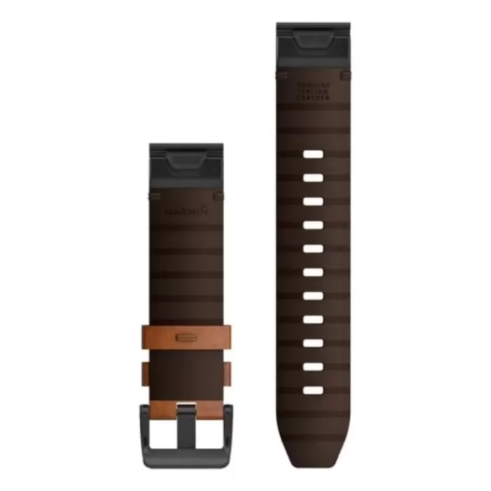 Garmin QuickFit® 22 Strap (Leather) Flash Sale